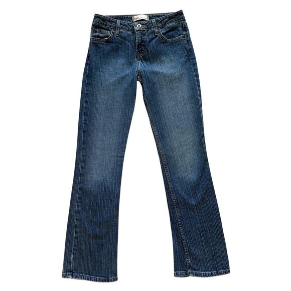VTG LEI Jeans Womens 27 Bootcut Blue Mid Rise Stretch Denim Y2K Style Vintage - Picture 1 of 13